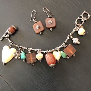 Brighton earrings and bracelet